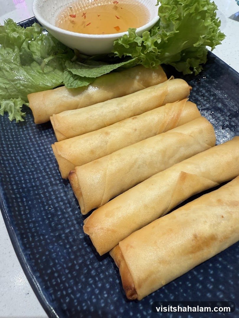 Spring Rolls with Dipping Sauce