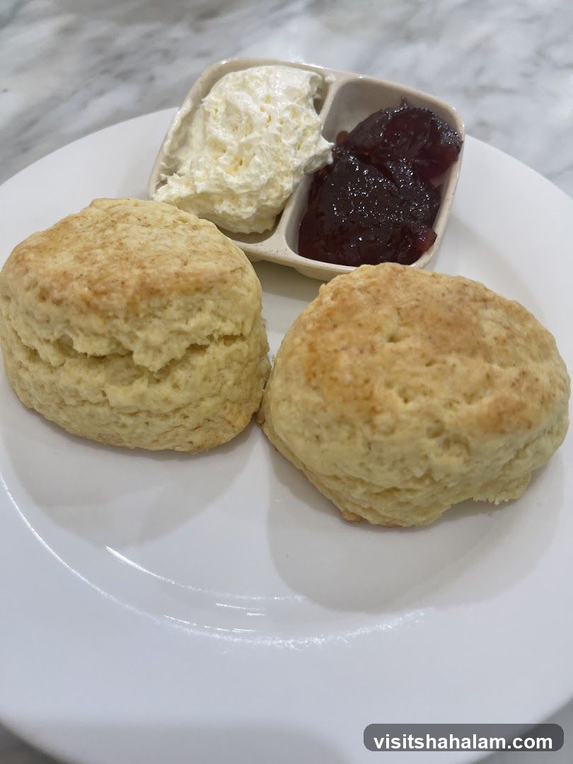 Scones with Cream and Jam