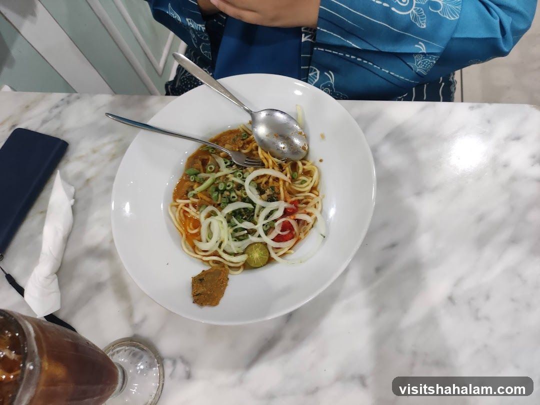 Noodle Dish with Garnish