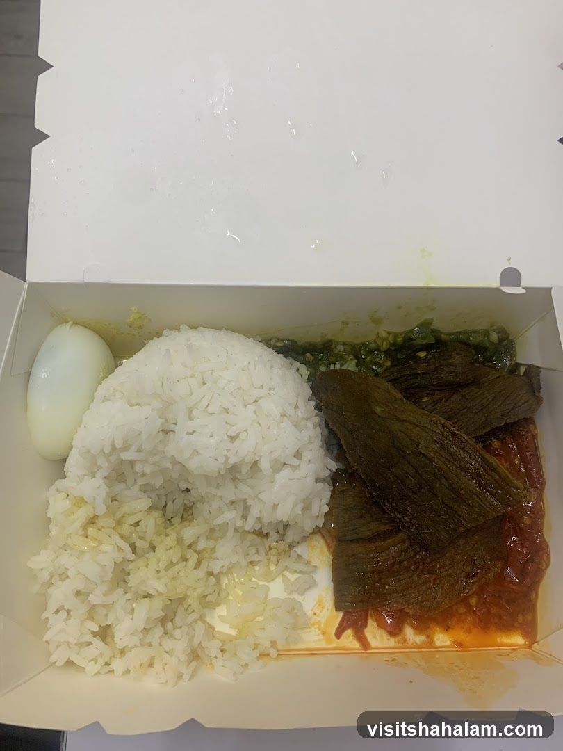 Rice dish with meat and egg
