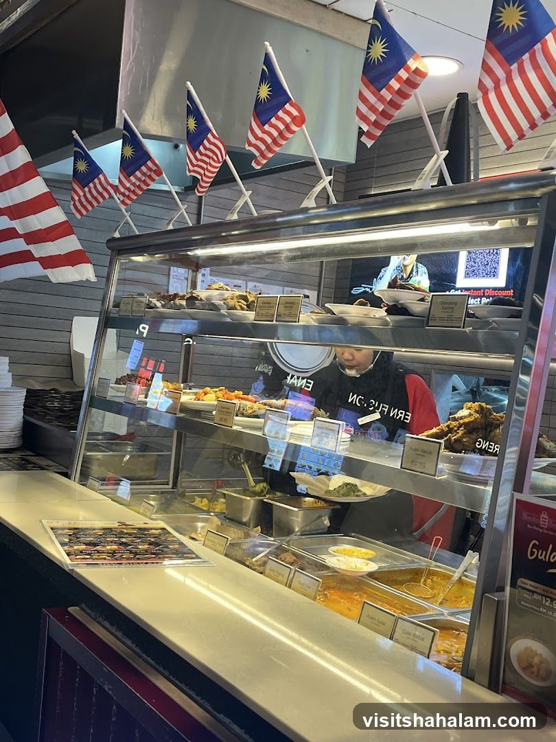 Malaysian Food Display