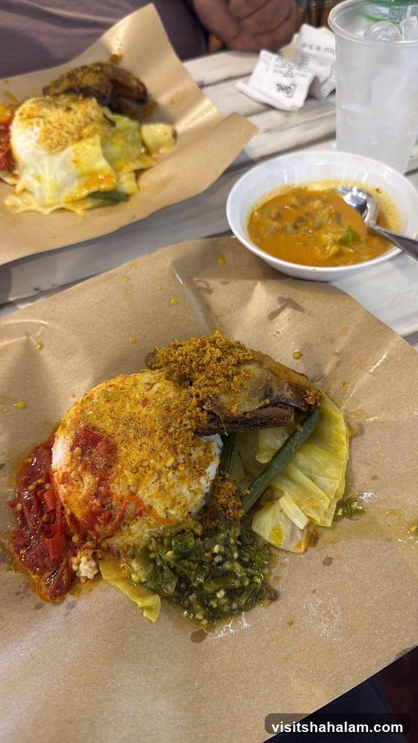 Nasi Lemak with Fried Chicken