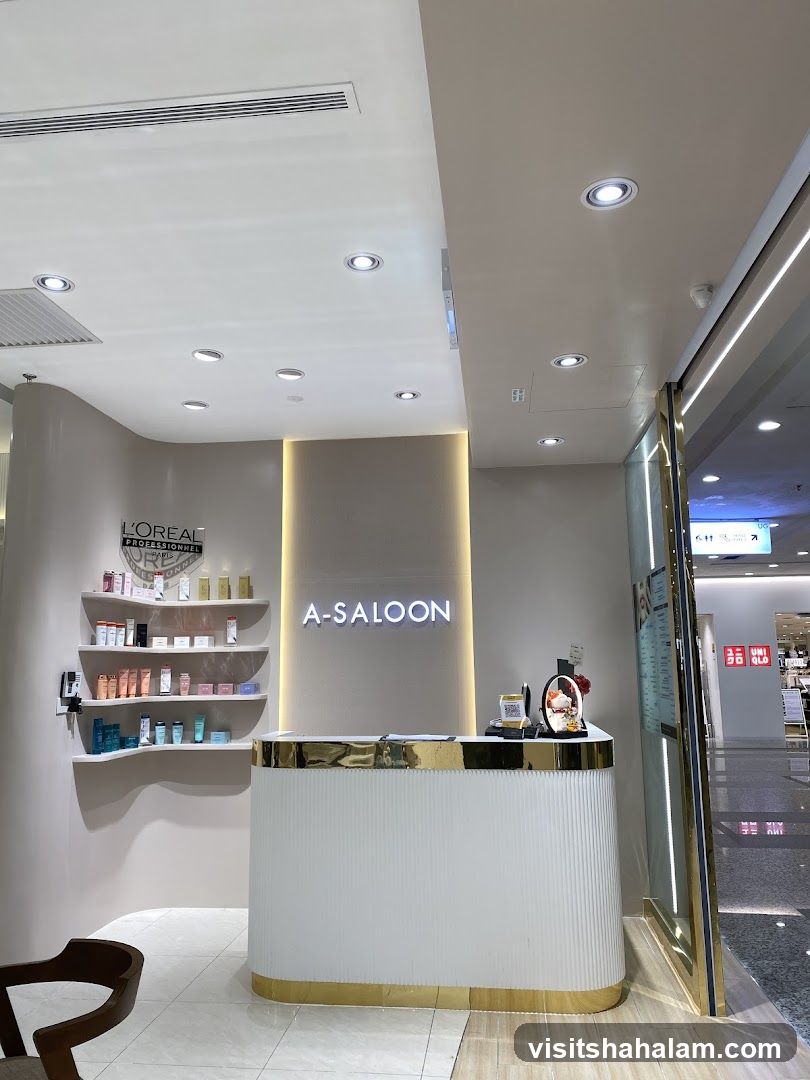 Salon Reception Area