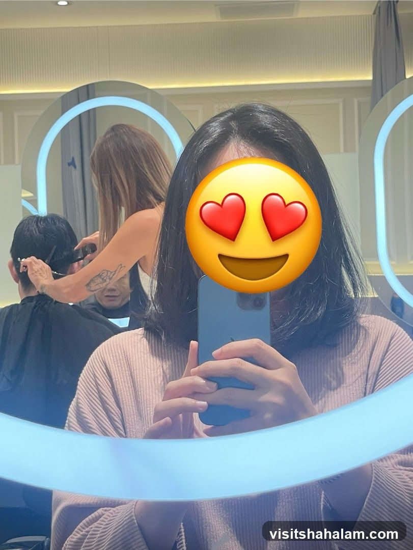 Hair Salon Selfie