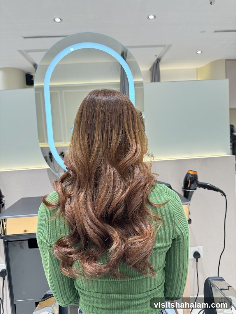 Woman with styled hair
