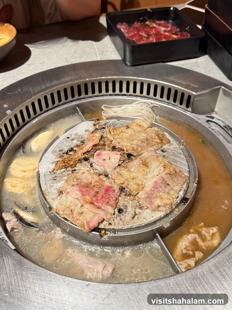 Grilling Meat and Hot Pot