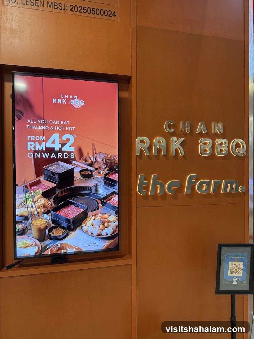 Chan Rak BBQ Advertisement