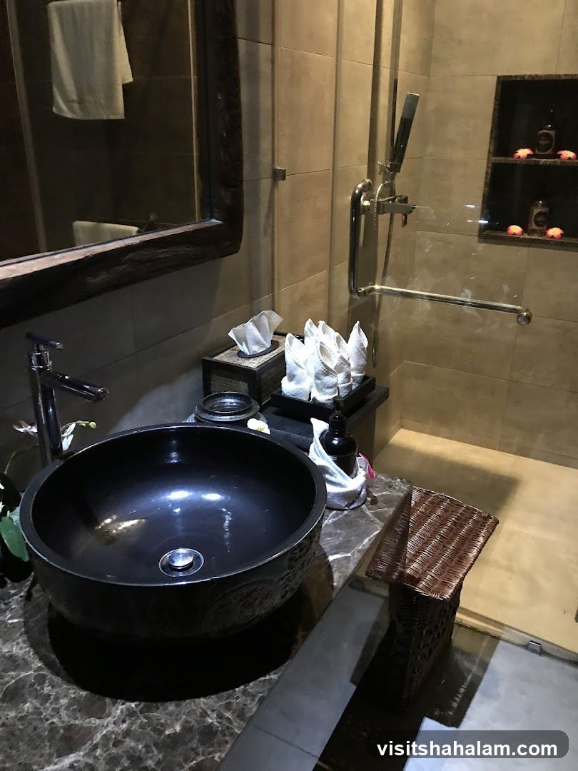 Bathroom Vanity and Shower