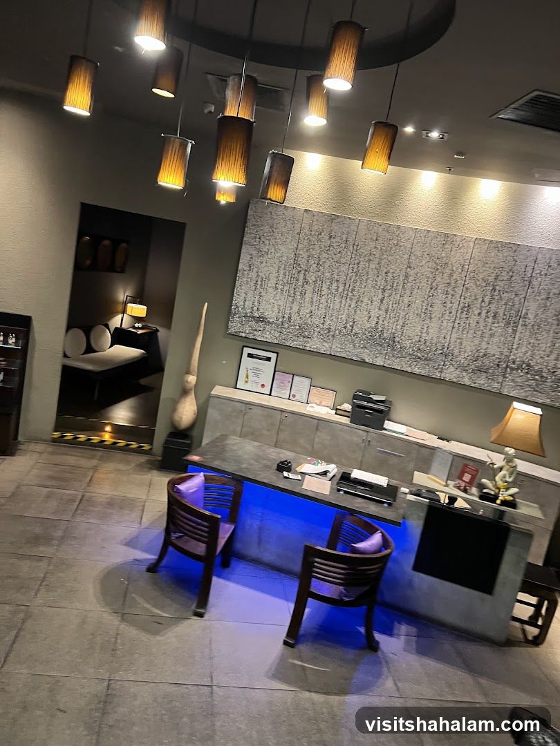 Spa Reception Area