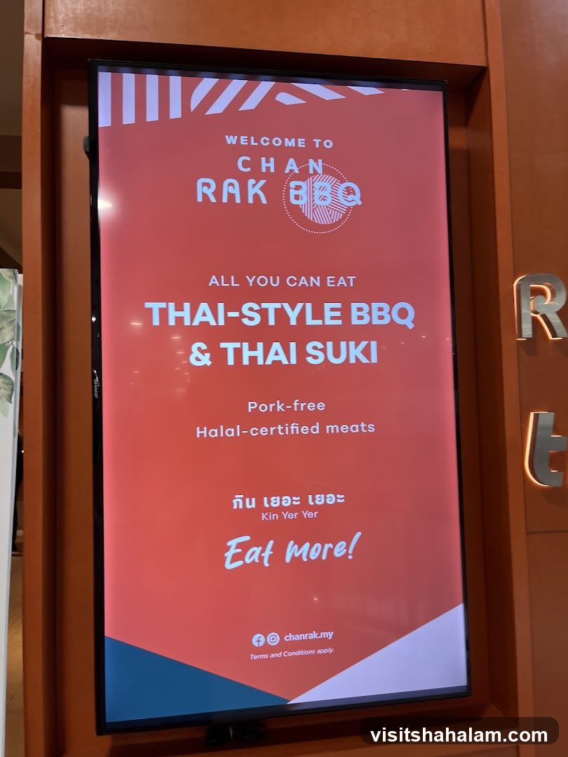 Chan Rak BBQ Advertisement