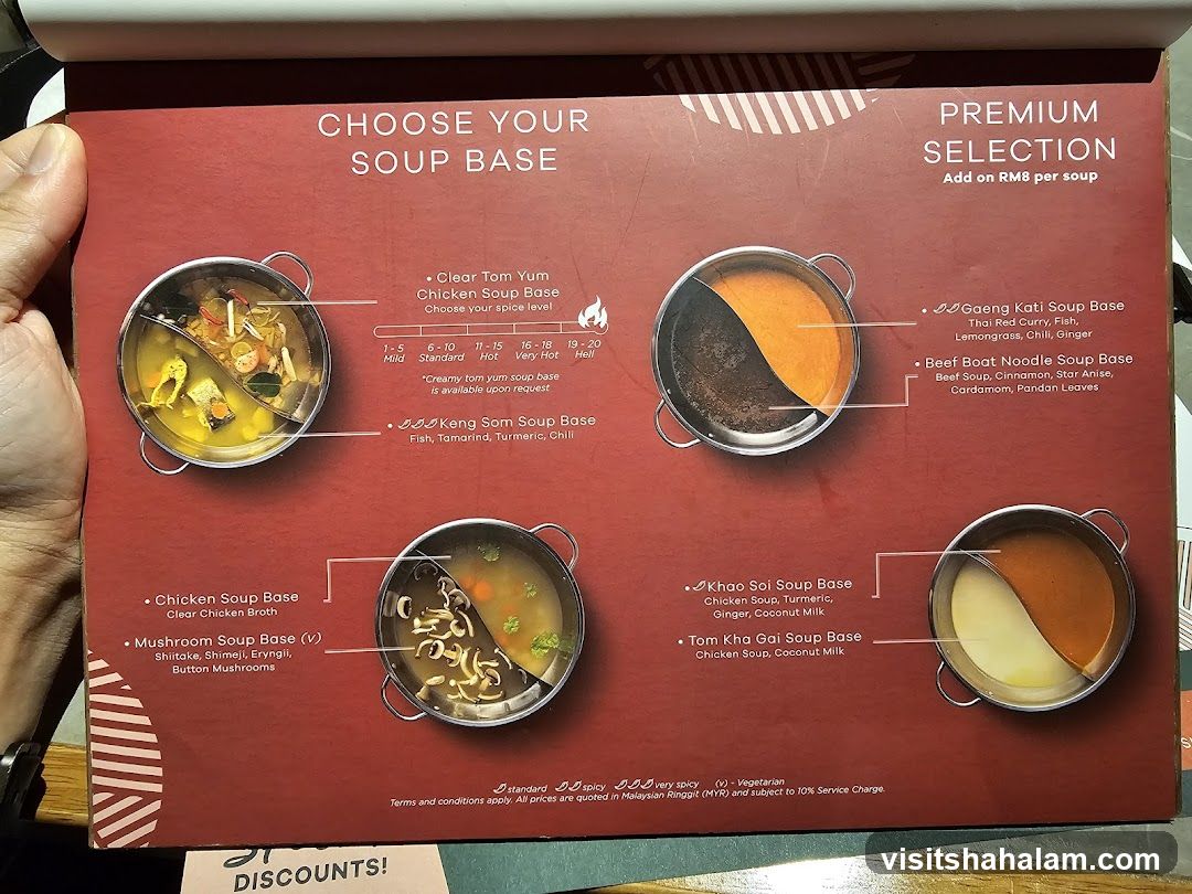 CHOOSE YOUR SOUP BASE