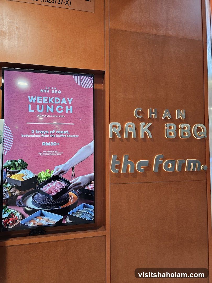 Chan Rak BBQ Weekday Lunch Promotion