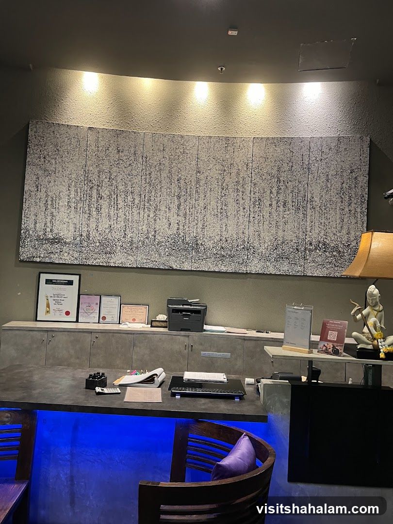 Spa Reception Area