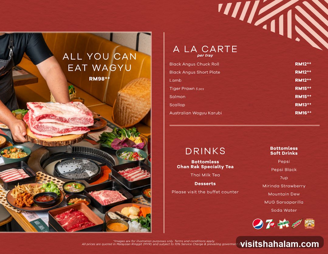 All You Can Eat Wagyu Menu