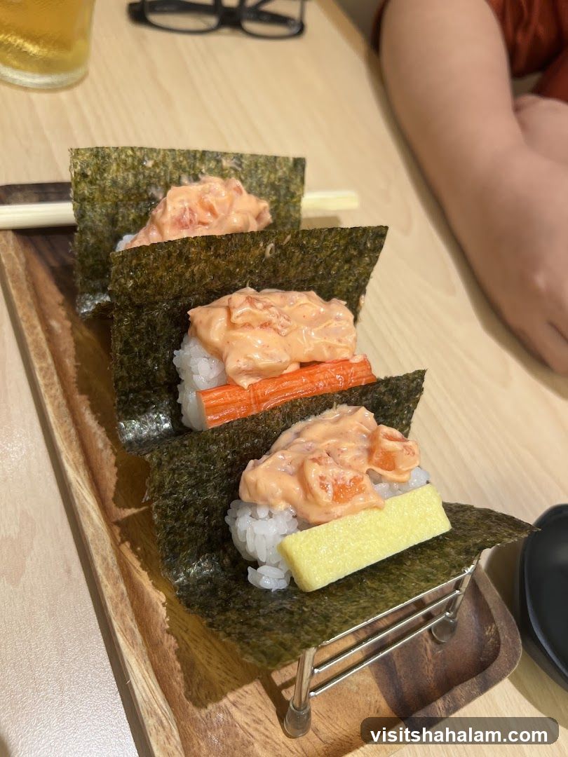Sushi Rolls with Spicy Mayo