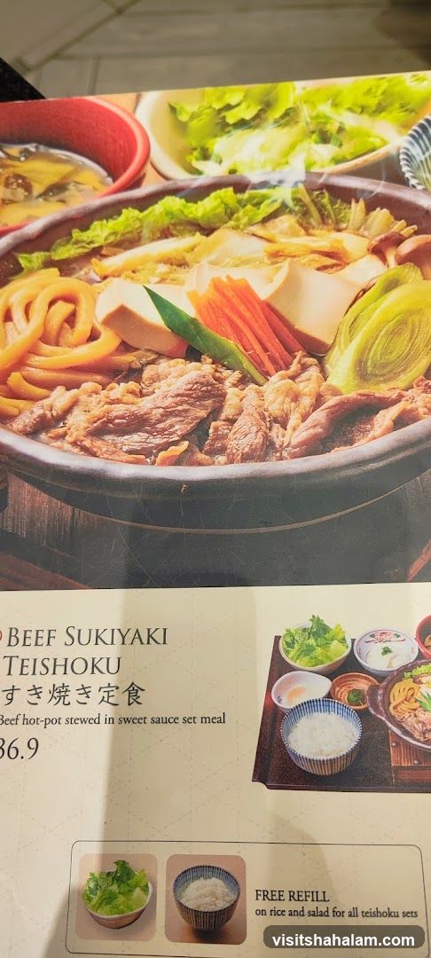 Beef Sukiyaki Teishoku