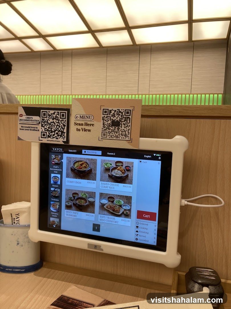 Digital Menu Display
