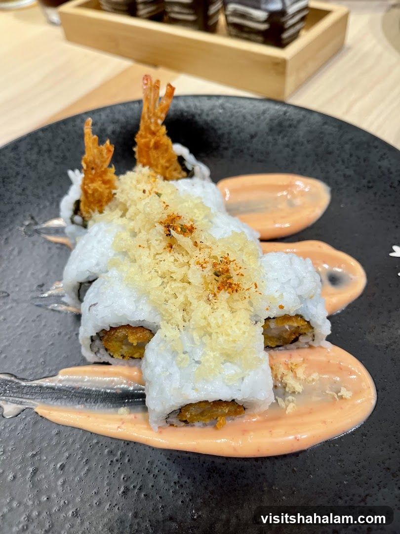 Shrimp Tempura Sushi Rolls