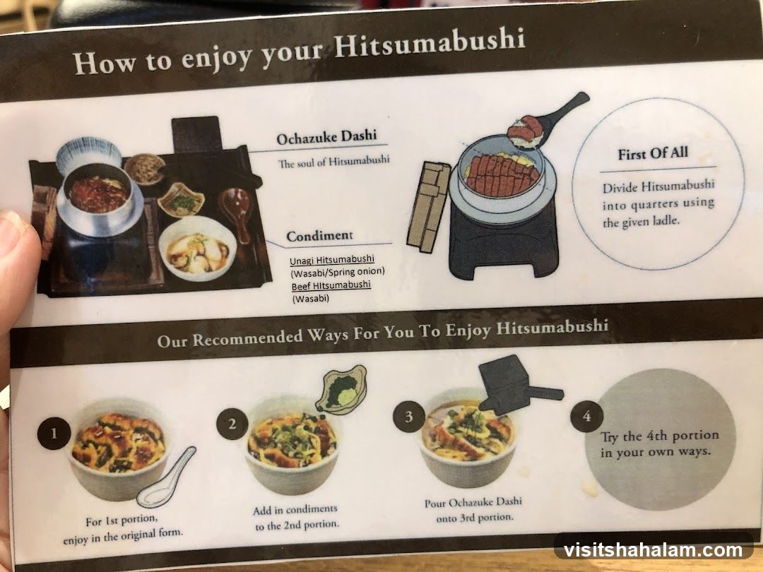 How to enjoy your Hitsumabushi