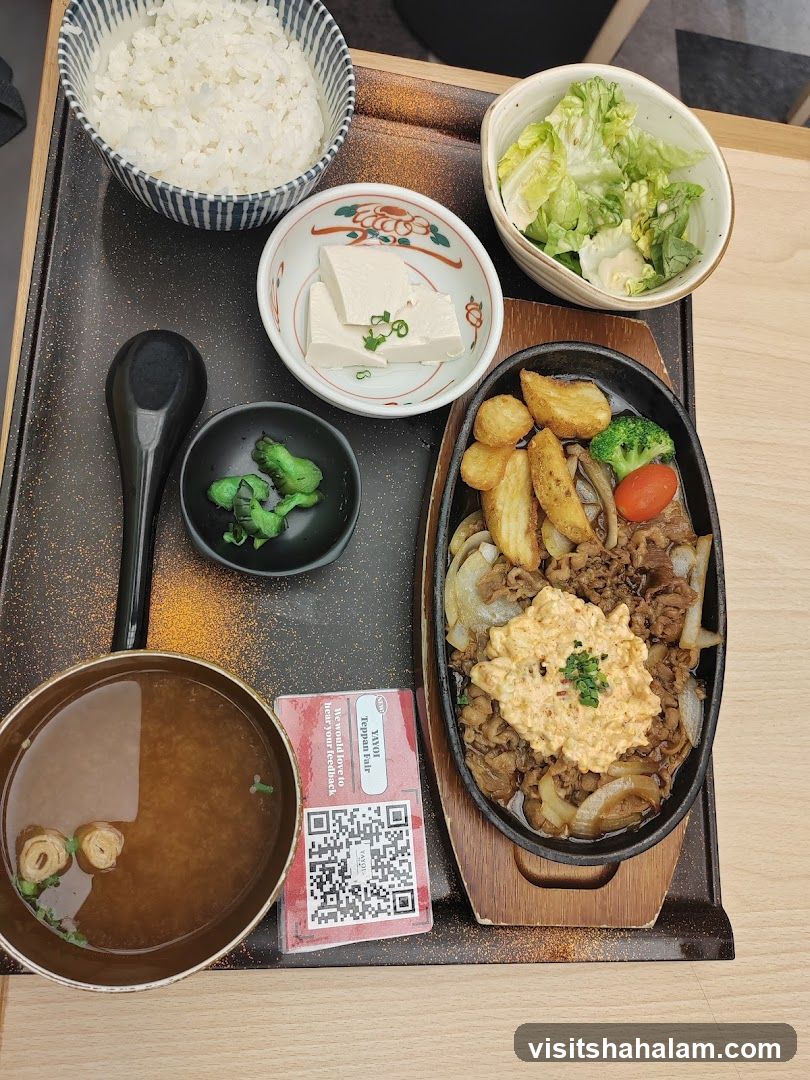 Japanese Teppanyaki Meal