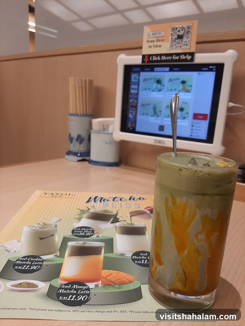 Matcha Bliss Menu