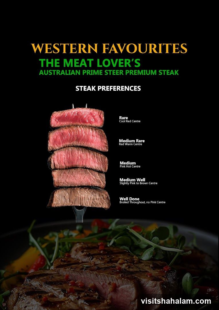 Western Favourites The Meat Lover's Australian Prime Steer Premium Steak