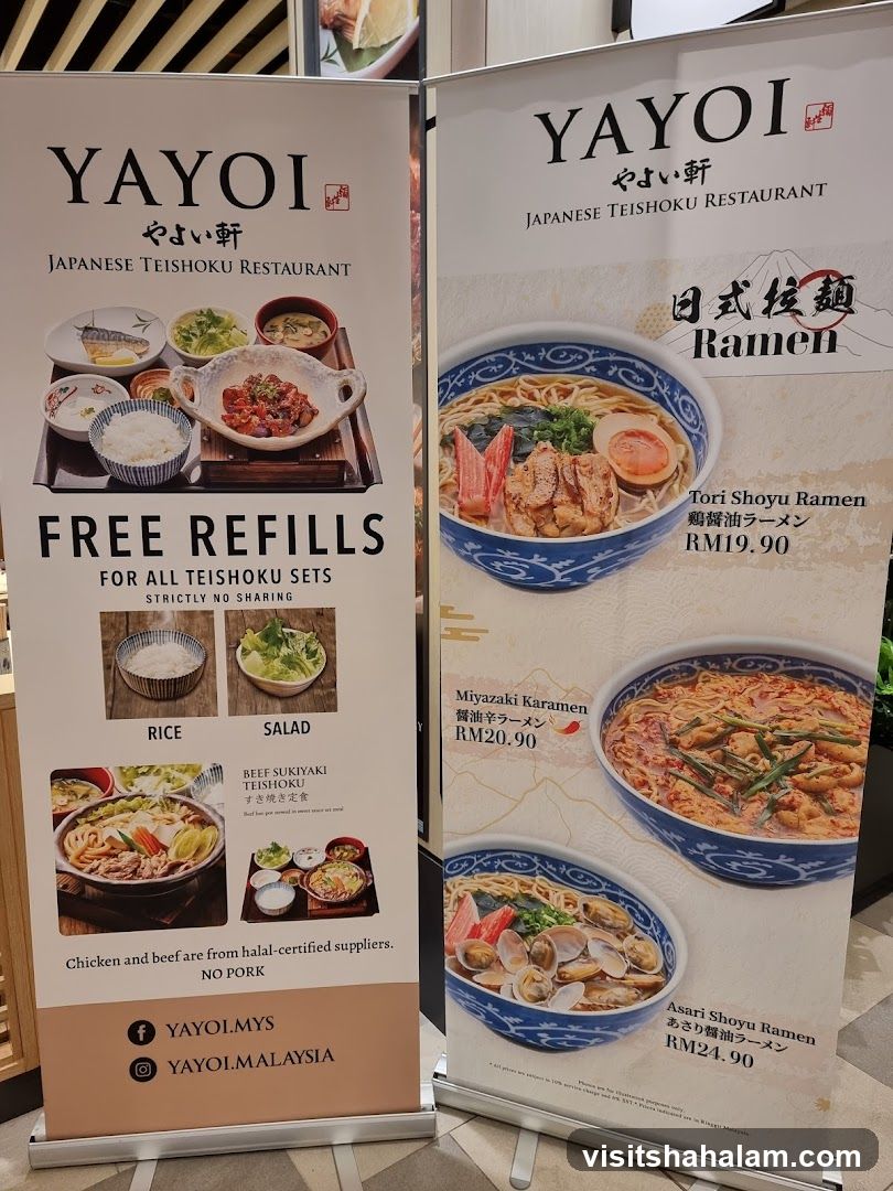Yayoi Japanese Teishoku Restaurant Promotions