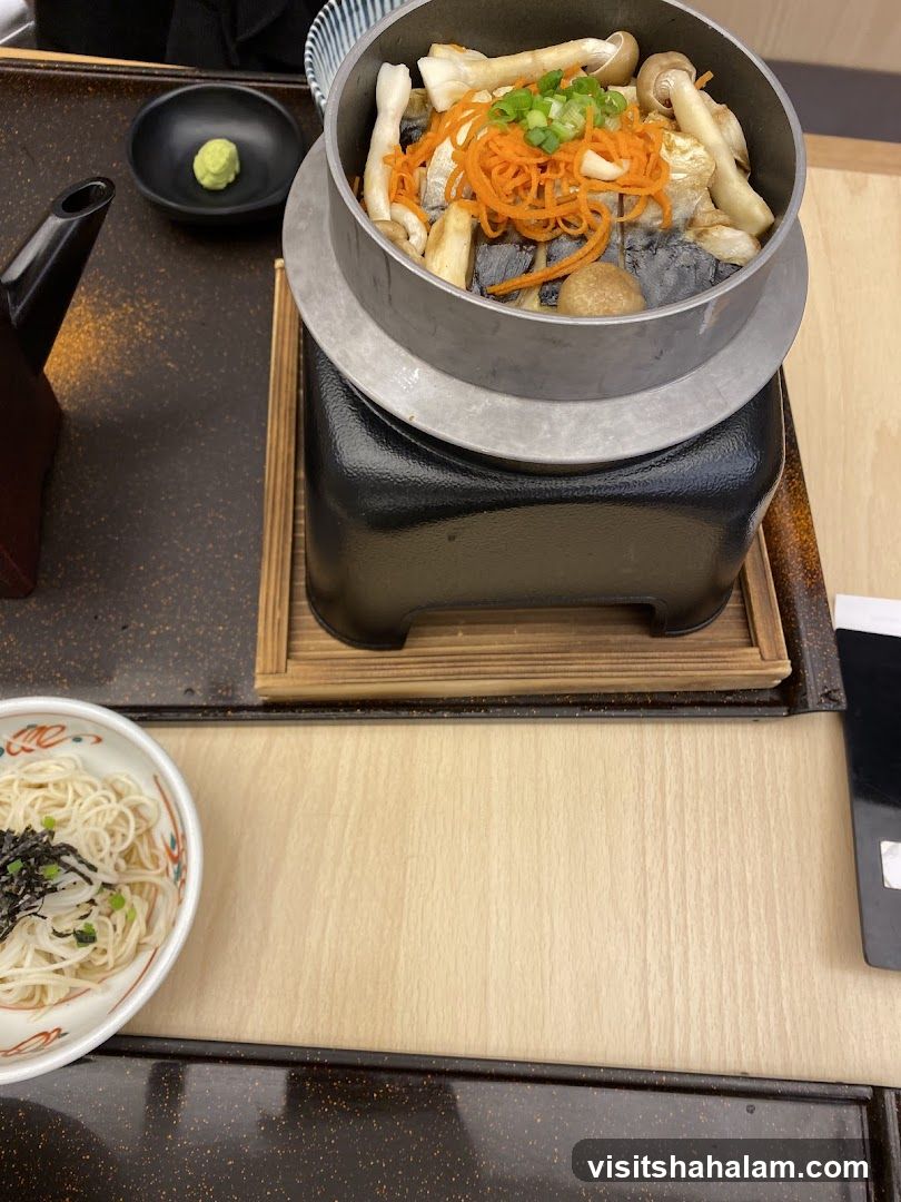 Kamameshi and Soba Noodles