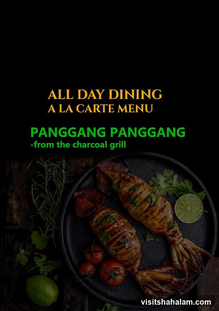 All Day Dining A La Carte Menu