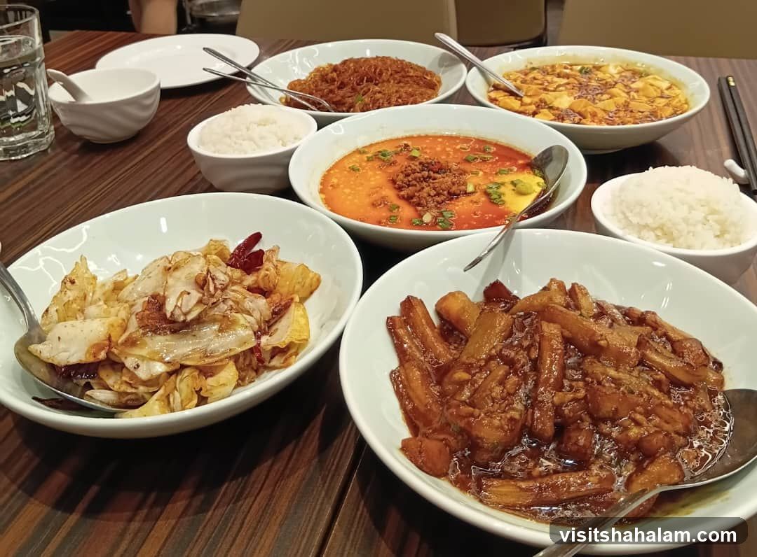 Chinese Food Spread