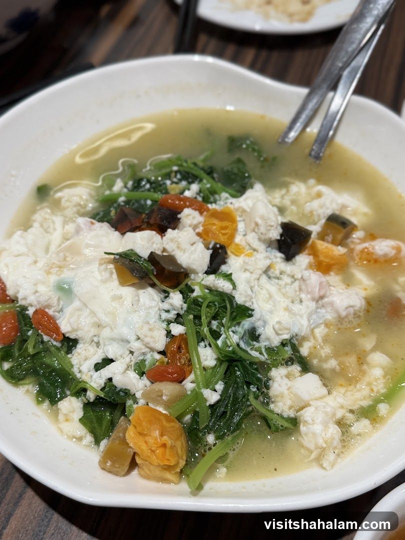 Soup with Tofu and Vegetables