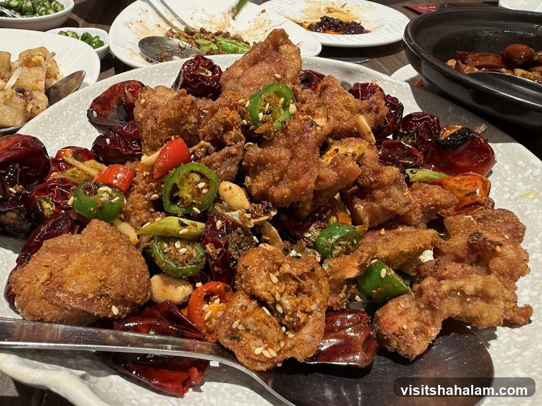 Spicy Fried Chicken with Peppers