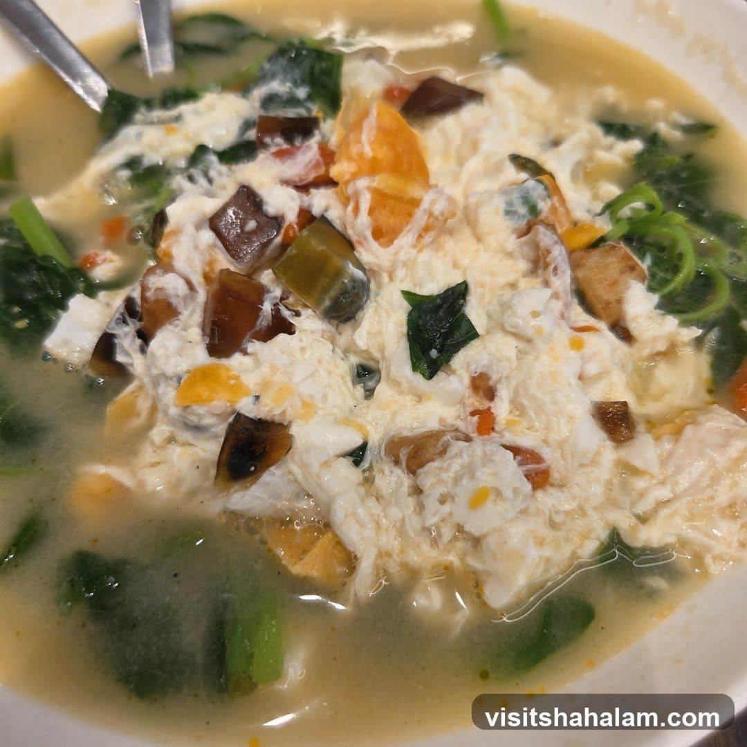 Soup with Eggs and Greens