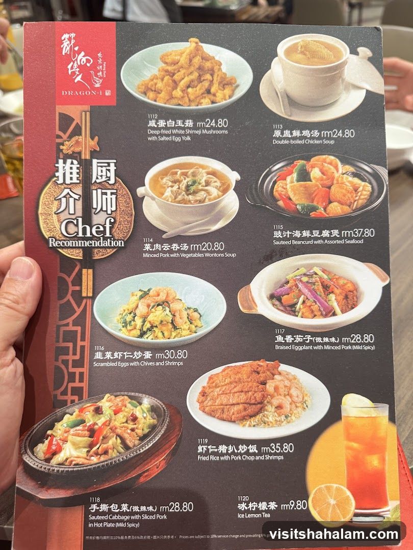 Dragon-i Chef Recommendation