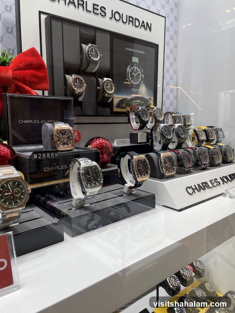 Charles Jourdan Watches Display