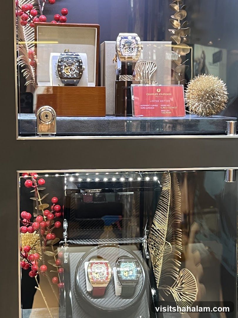 Luxury Watches Display