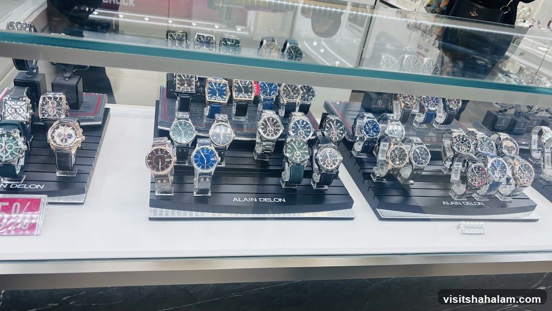 Alain Delon Watches Display