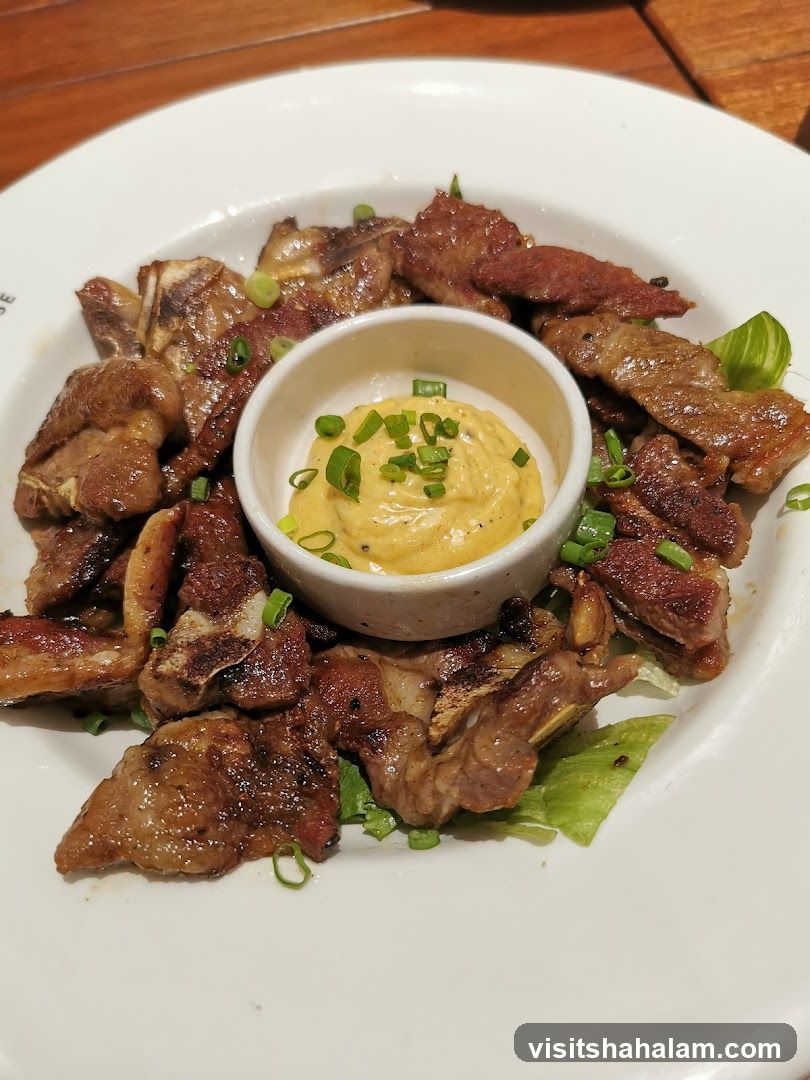 Lamb Chops with Dip
