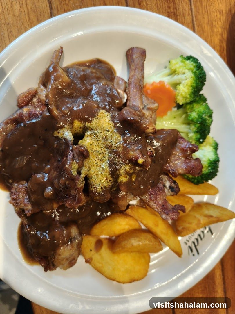 Lamb Chops with Sides