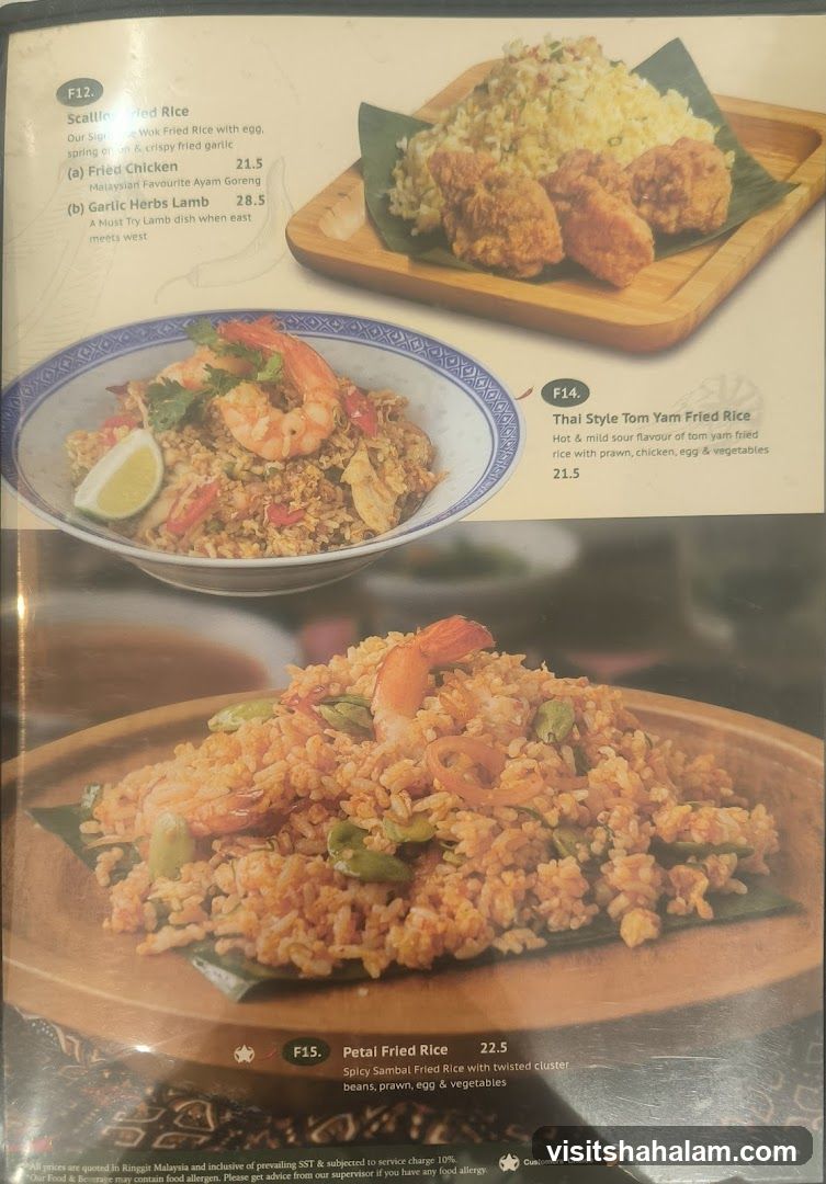 Menu Items