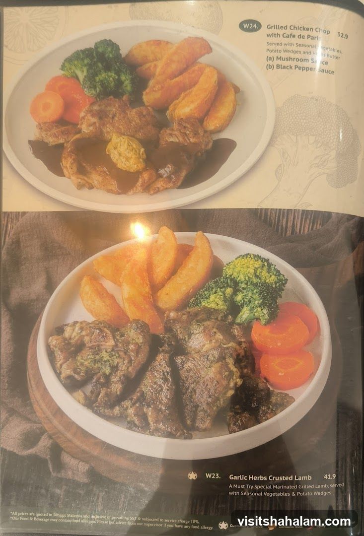 Menu Items