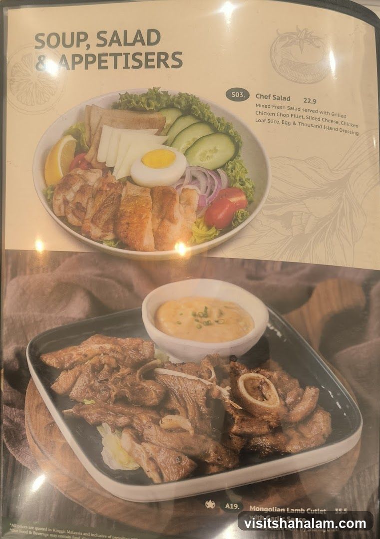 Soup, Salad & Appetisers