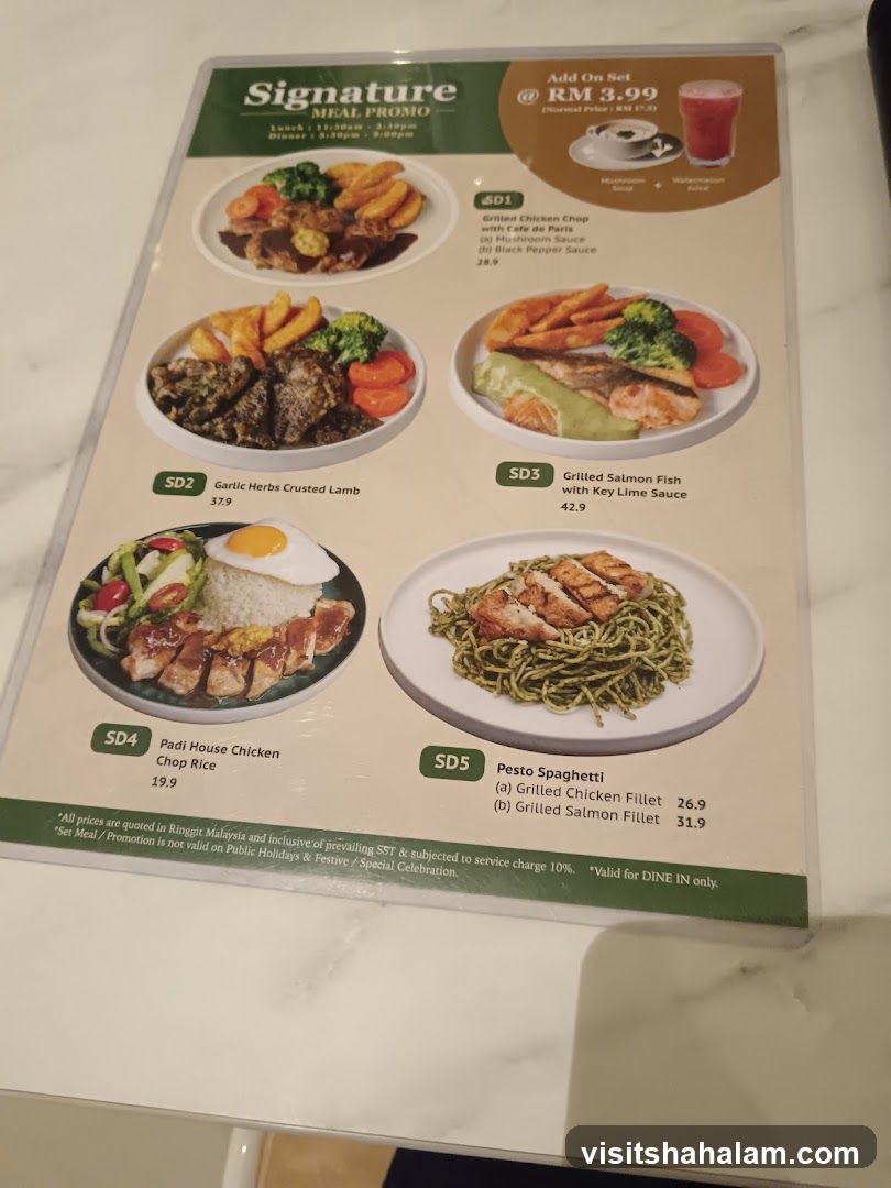 Signature Meal Promo