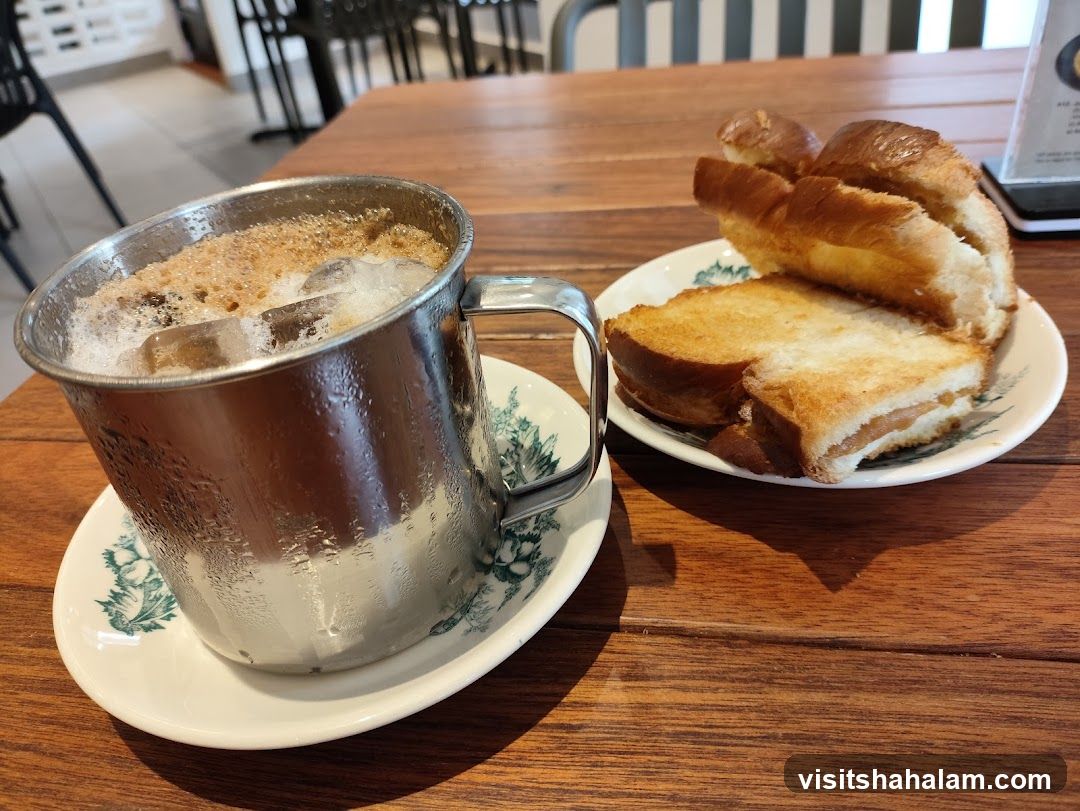 Iced Coffee and Toast