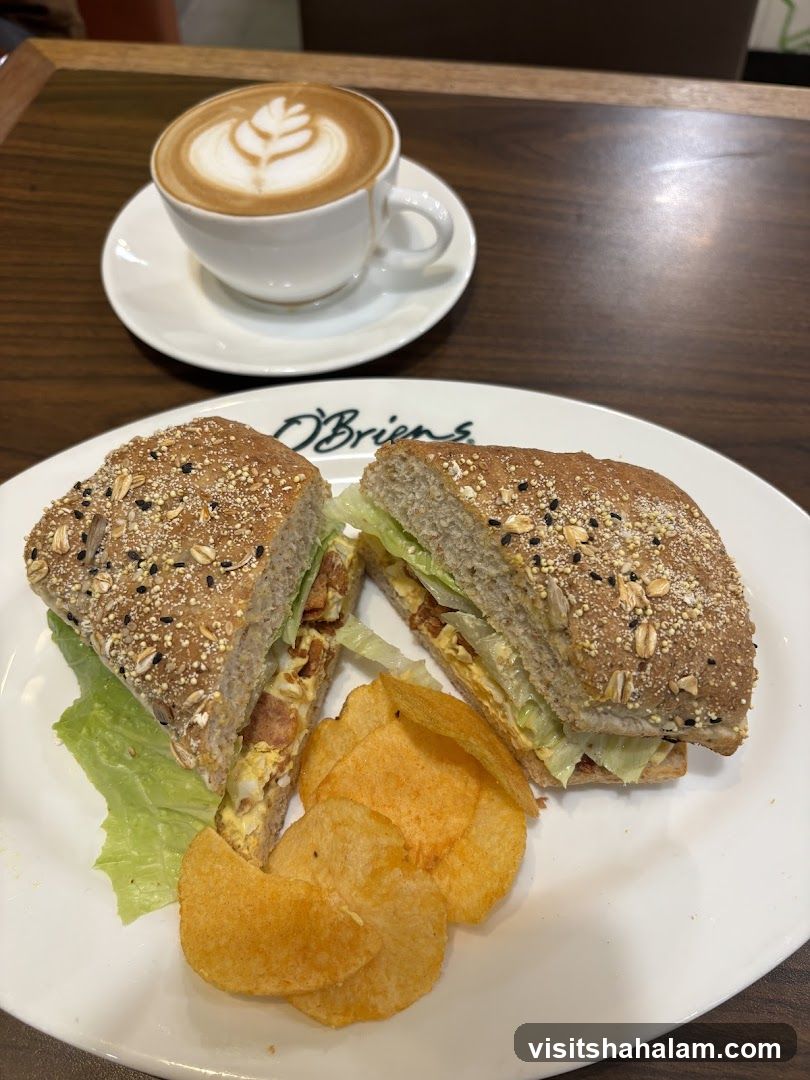 Sandwich and Coffee