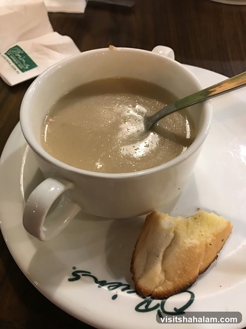 Creamy Soup with Bread