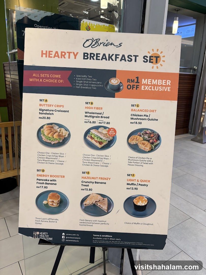O'Briens Hearty Breakfast Set