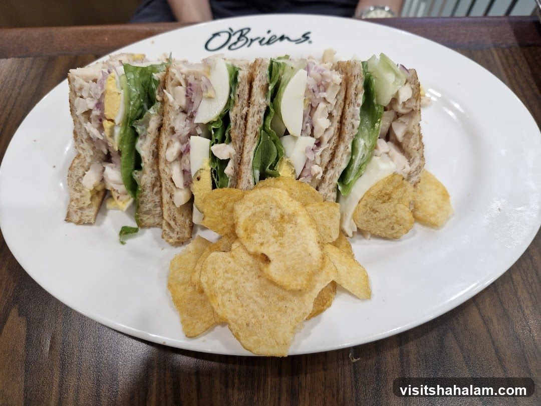 Chicken Salad Sandwich with Chips