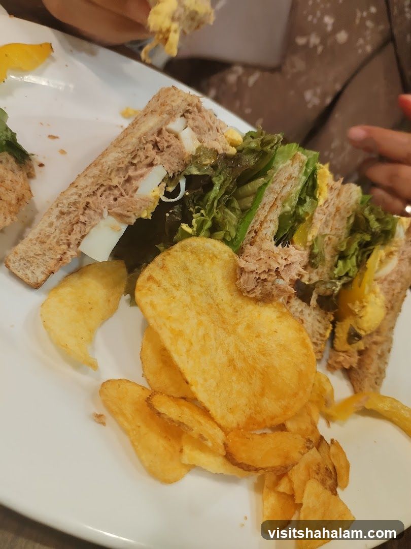 Tuna Sandwich with Chips