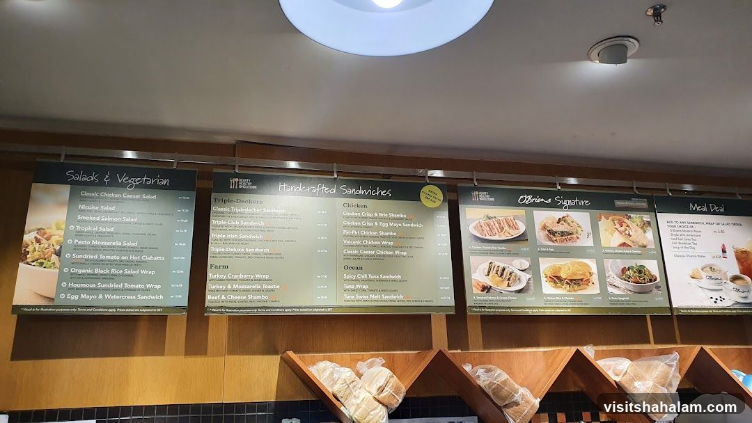 O'Briens Menu